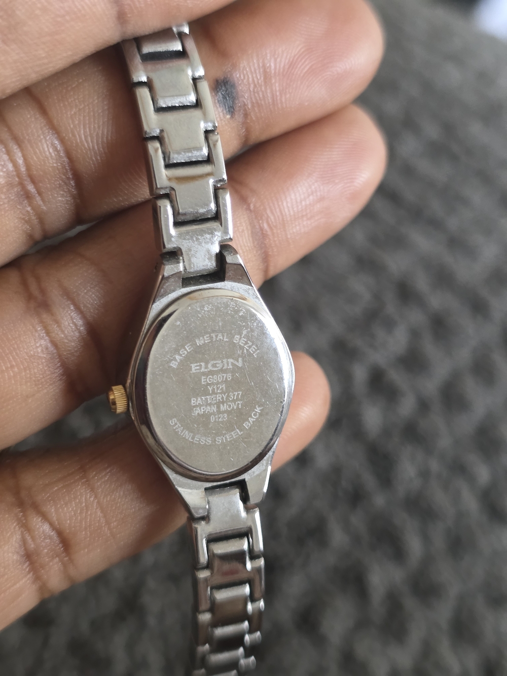Elgin Women's Silver Stainless Steel Bracelet Watch - Silver Tone